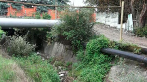 Дождевой канал в Алагире необходимо расчистить