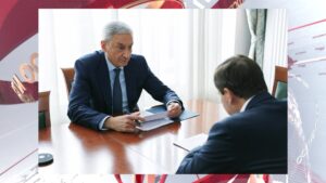 Борис Джанаев встретился с заместителем министра культуры Российской Федерации Владимиром Осинцевым
