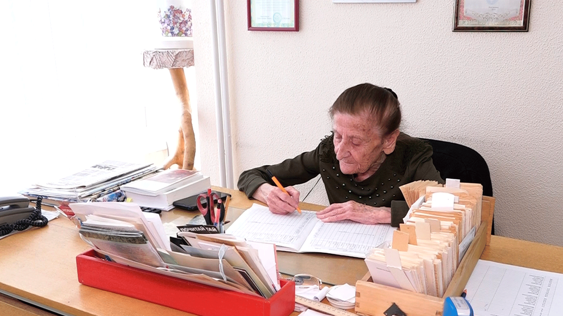Елена Мадзаева проработала в библиотеке 70 лет